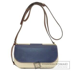 Loewe Gate Continental Anagram Shoulder Wallet Long coin purse Leather